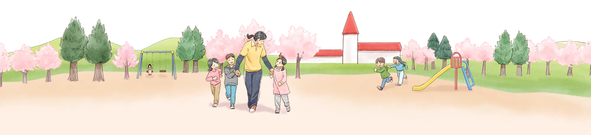 園の風景